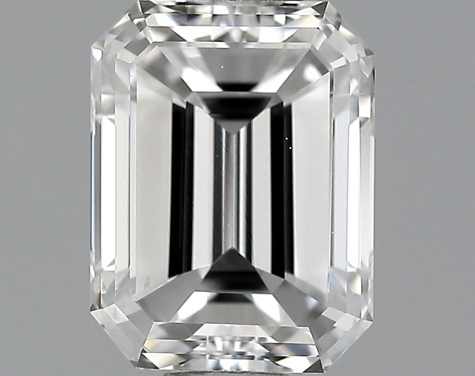 1.00 Carat D-VS2 Ideal Emerald Diamond Image 