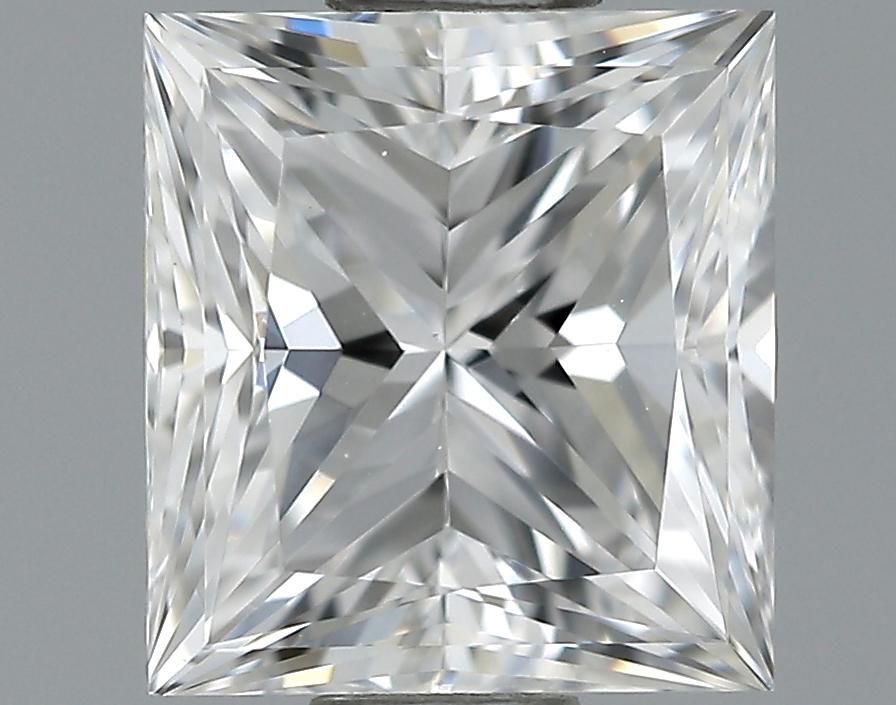 1.00 Carat E-VS1 Ideal Princess Diamond Image 