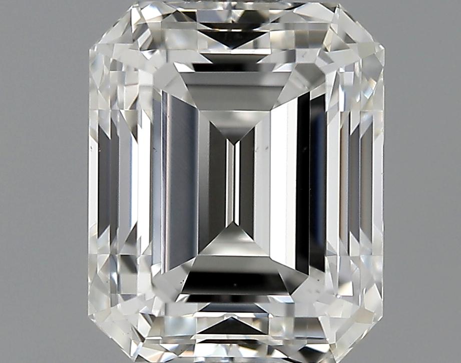 1.02 Carat F-VS1 Ideal Emerald Diamond Image 