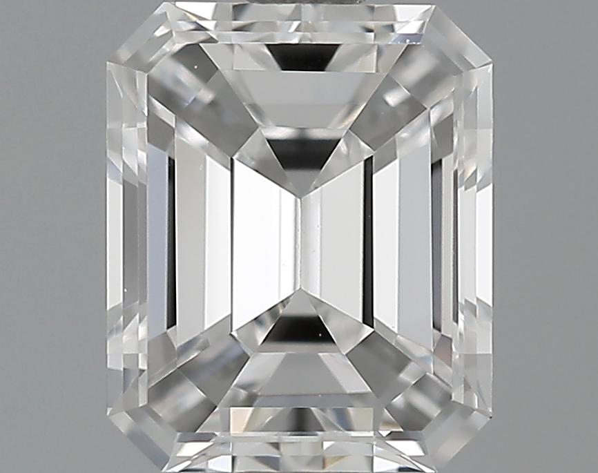 1.00 Carat E-VVS1 Excellent Emerald Diamond Image 