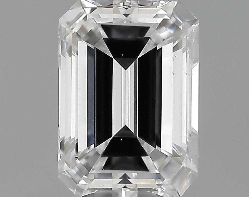 1.00 Carat D-SI1 Excellent Emerald Diamond Image 