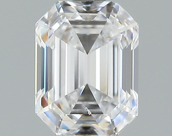 1.02 Carat D-SI1 Ideal Emerald Diamond Image 