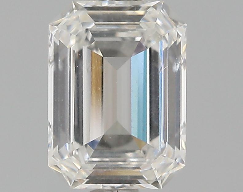 1.01 Carat F-SI2 Ideal Emerald Diamond Image 