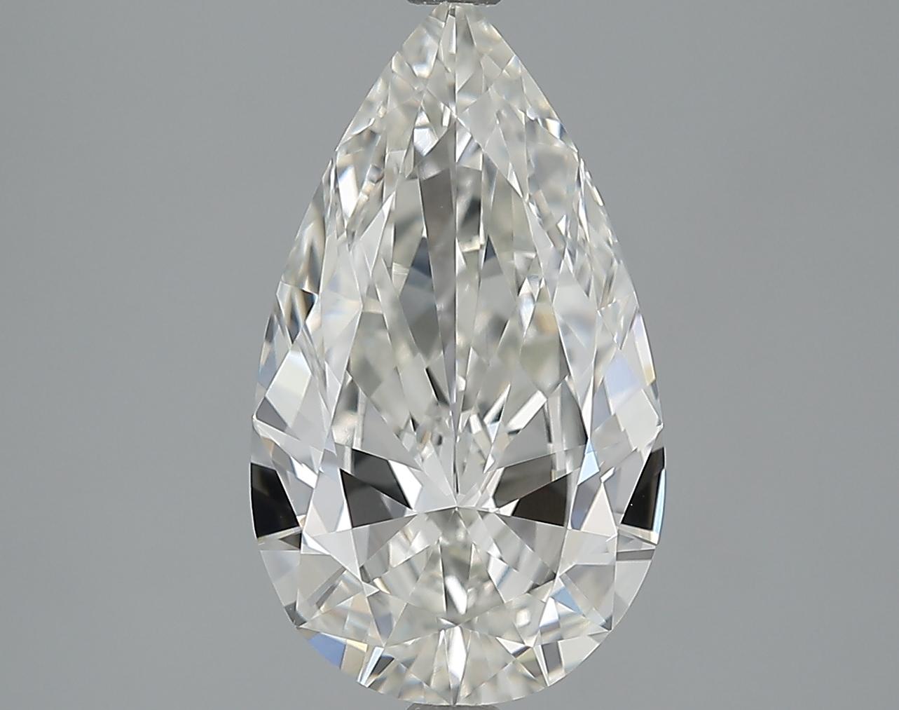 3.01 Carat Pear Cut Natural Diamond