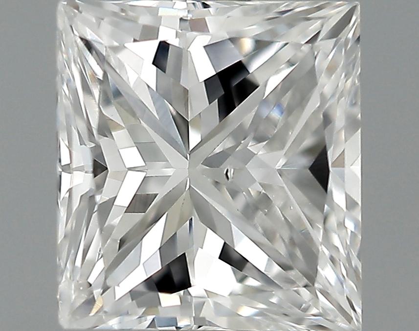 0.90 Carat D-VS2 Excellent Princess Diamond Image 