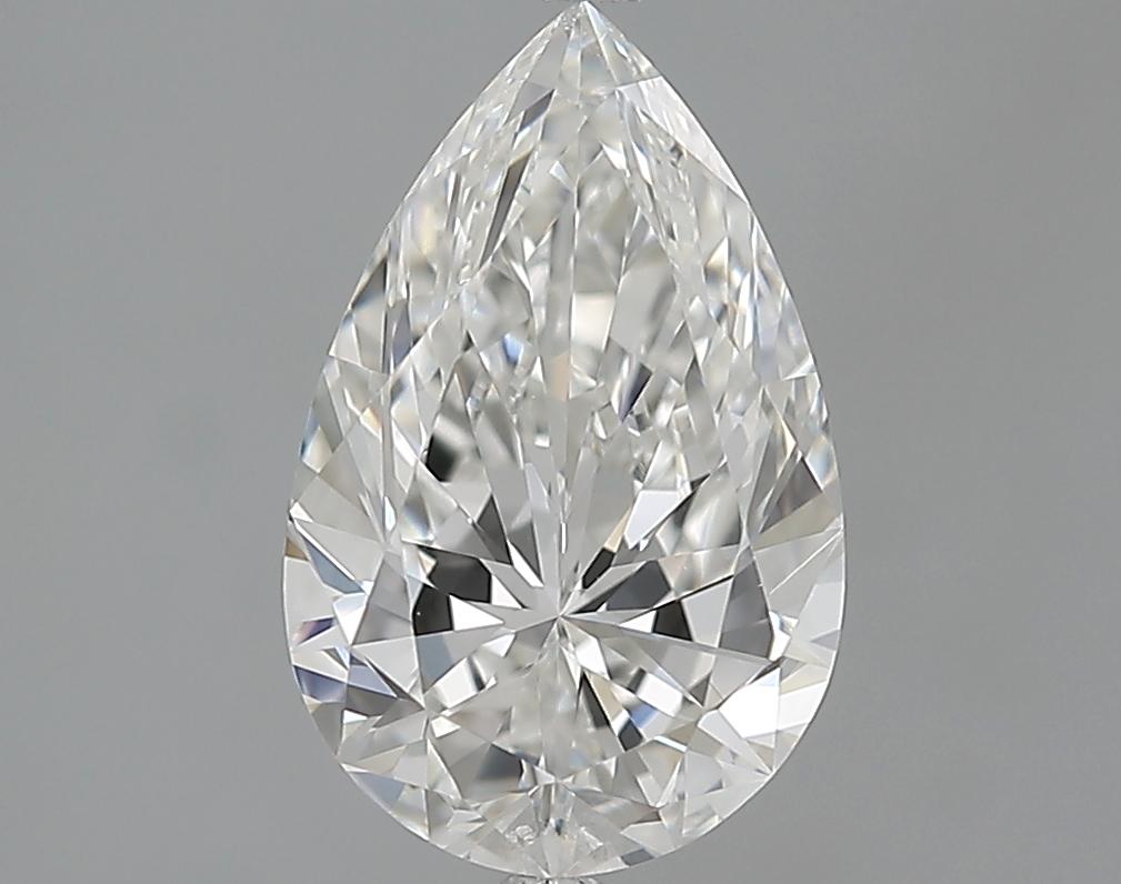 2.01 Carat Pear Cut Natural Diamond