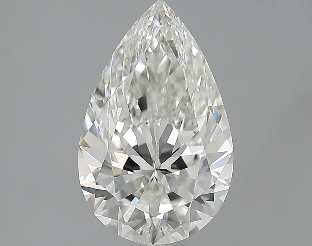 2.01 Carat Pear Cut Natural Diamond