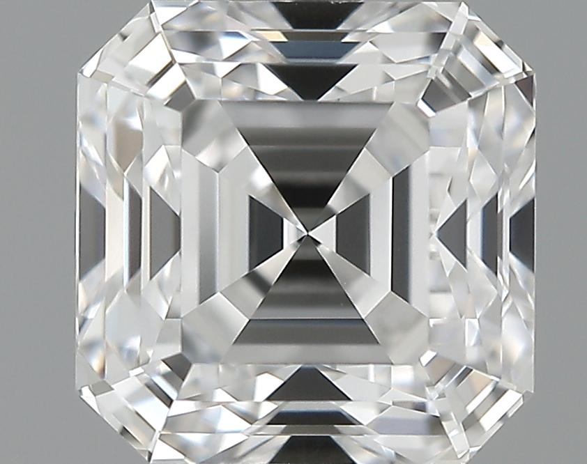 1.00 Carat D-VVS1 Ideal Asscher Diamond Image 