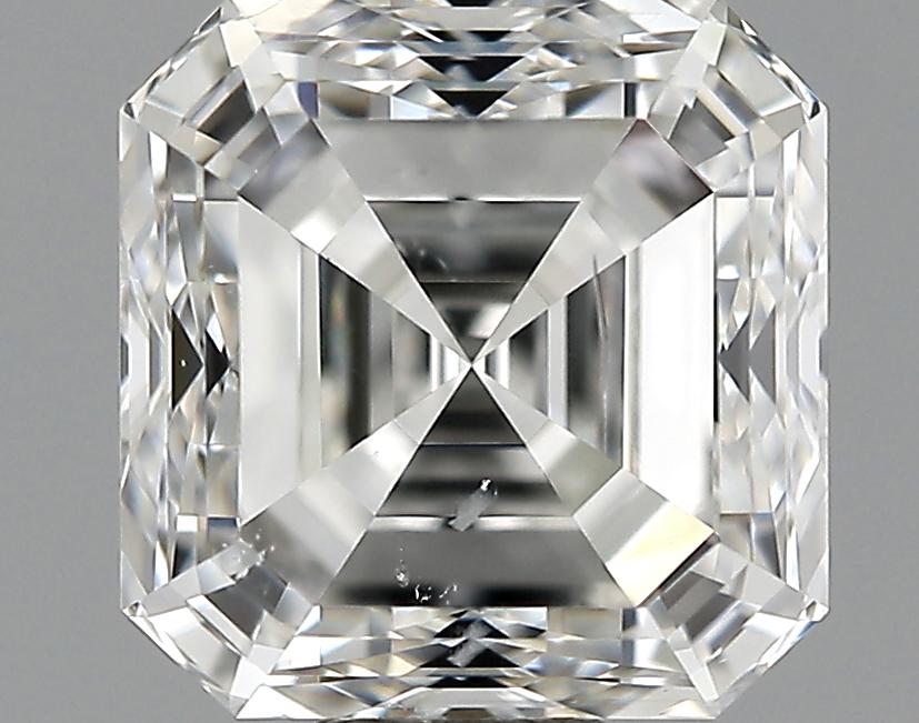 1.00 Carat F-SI2 Ideal Asscher Diamond Image 