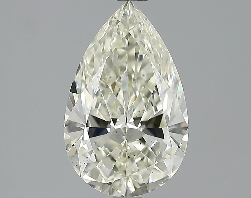 1.87 Carat Pear Cut Natural Diamond