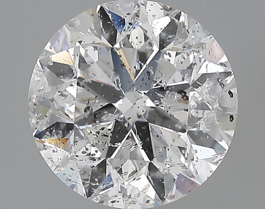 3.08 Carat Round Cut Natural Diamond